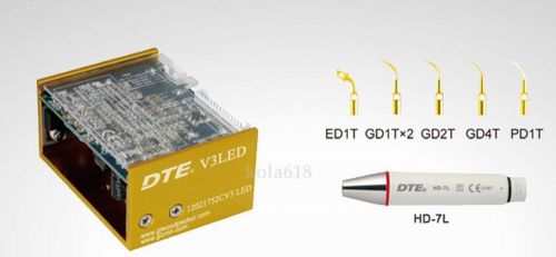 New Woodpecker DTE-V3 LED Ultrasonic Piezo Built-in Scaler For Dental Unit kola