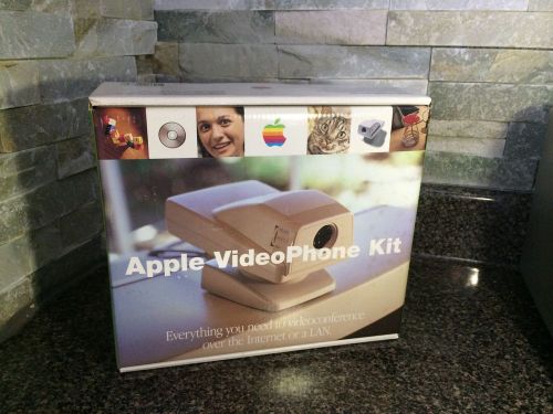Rare 1996 Vintage APPLE Video Phone Kit Video Conference Sealed In Box
