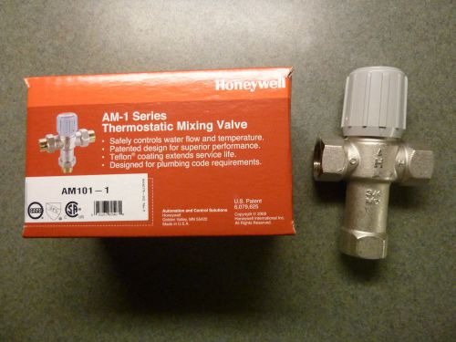 Nib - honeywell am series thermostatic mixing valve am101-1, 3/4&#034; fip for sale