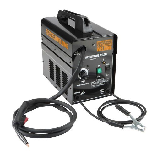 WELDER-90 AMP FLUX WIRE WELDER-NO GAS REQUIRED-NEW IN BOX   INCLUDES WIRE