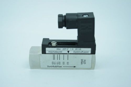Meister RVM/U-4/3 Liquid Flow Meter Monitor Flowmeter 200V 1A 20VA H2O