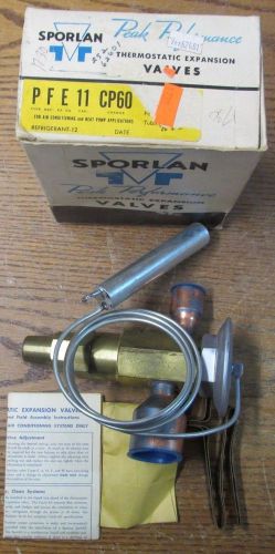 New nos sporlan pfe11cp60 thermostatic expansion valve for sale