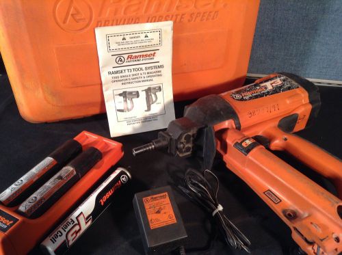 Ramset T3ss Cordless Tool System Nailer Kit Gas Actuated