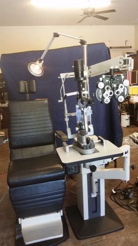 Marco Deluxe Chair and Stand with TopCon VT10 Haag Streit BM900