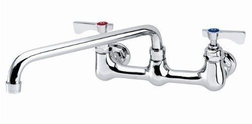 Krowne 12-810L Low Lead Faucet Splash Mounted, 8&#034; Centers, 10&#034; Swing Nozzle NSF