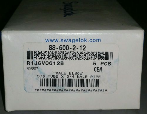 SWAGELOK SS-600-2-12  (BOX OF 5)