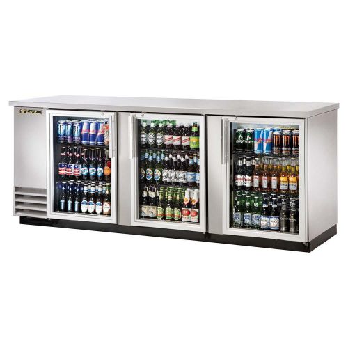 Back bar cooler three-section true refrigeration tbb-4g-s-ld (each) for sale
