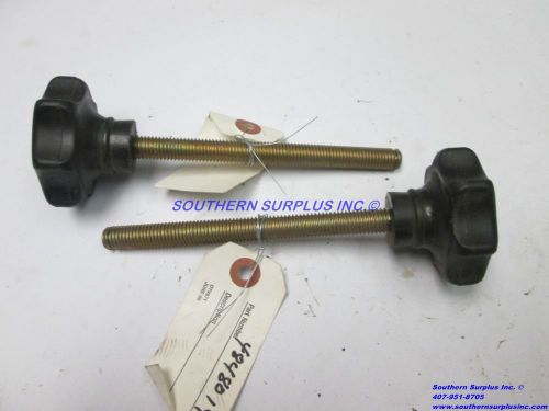 (2) GENUINE Deutz 484-8019 Threaded Rod Adjusting Positive Negative Tractor