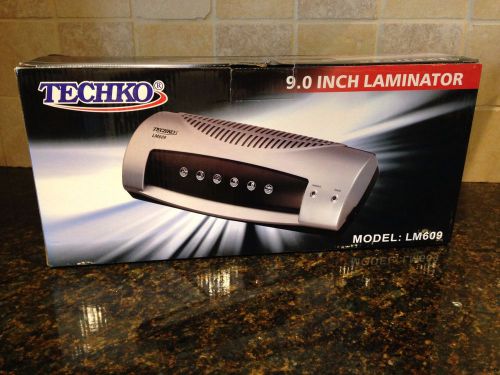 TECHKO 9.0 Inch Laminator - NEW IN BOX/NEVER USED - Model: LM609