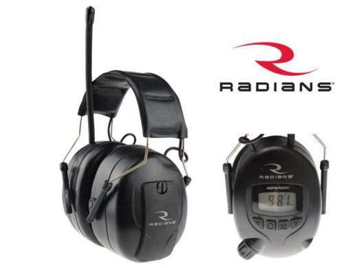 Radians Digital AM/FM Premium Radio Hearing Protector Earmuff, NRR 25 AMFMD1