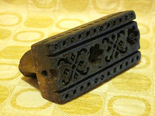 Vintage Wood Hand Carved PRINTING BLOCK STAMP Fabric Wallpaper made in India