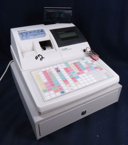 Sam4s model er-5200m electronic cash register with vd / z / cash / register keys for sale