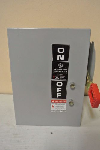 GE General Electric 30 Amp 6000 Volt NeMA 1,4,4x,5,12Cat: THN3361J