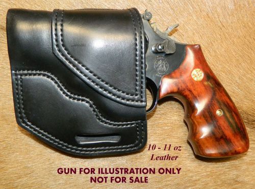 Gary C&#039;s Avenger XH Revolver HOLSTER Left Hand S&amp;W K Frame 2.5&#034; Heavy Leather
