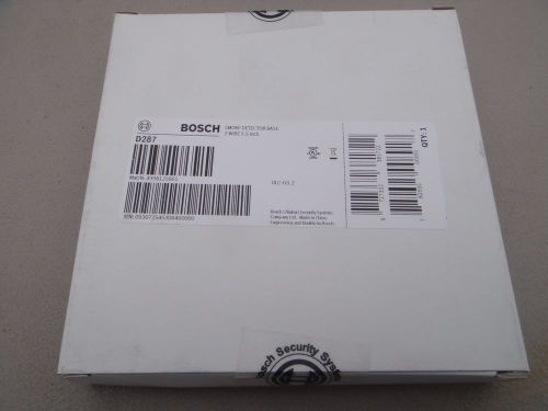 New BOSCH D287  2-WIRE SMOKE DETECTOR BASE  For D285TH D285 D603 D604