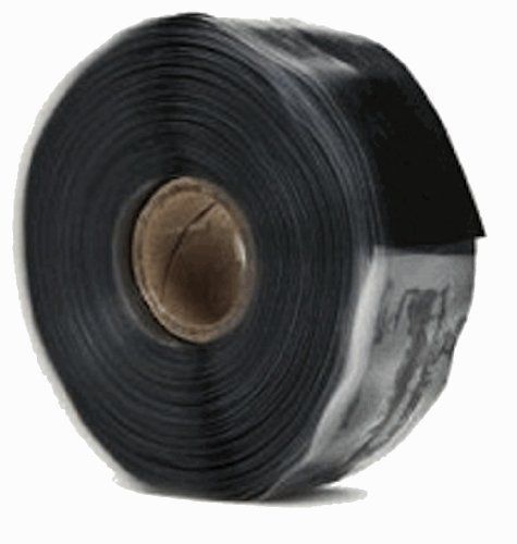 Emergency Repair Tape, Self-Fusing Silicone Tape, 12 x 1&#034;, Black