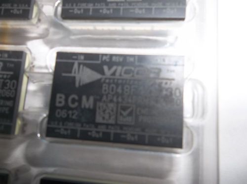 Vicor b048f120t30 bcm bus converter vi chip 38v-55v in 9.50v-13.8v out 17a smt for sale