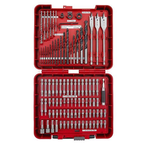 New craftsman 100-pc accessory set drill bit driver screw tools kit case for sale