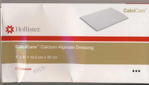 Hollister Calcicare Calcium Alginate Dressings 4&#034;x8&#034; - ref# 529939R