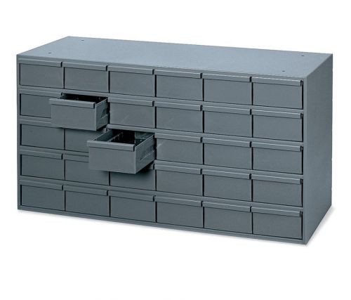 DENTED DURHAM 014-95 Drawer Bin Cabinet, 11-5/8 In. D, Gray *PA*