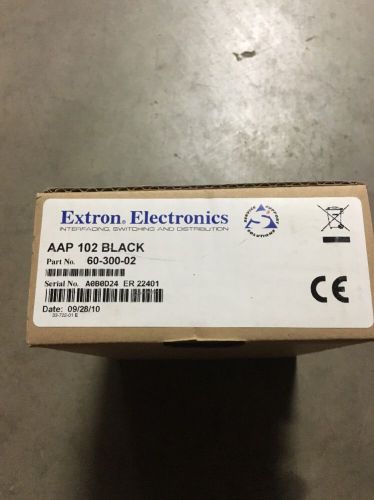 Extron aap 102 two-gang aap mounting frame black 60-300-02 for sale