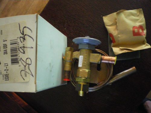 Sporlan thermaostatic air conditioning expansion valve egve-2-l1-3x4-new in box! for sale