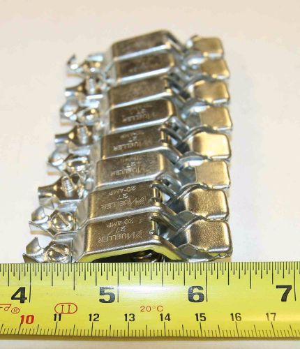 8 Mueller # 27 electrical alligator clips for 1 price - please view photos