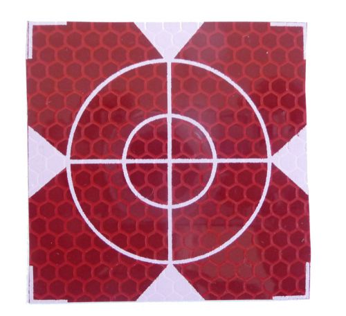 RED Reflective Targets/Labels (10 pcs.) - 60mm x 60mm !!!