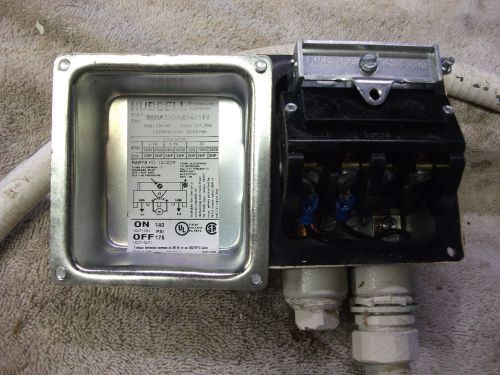 Hubbell 69HA1X2AZ140175 Furnas Air Pressure Switch Control Valve 40-175PSI