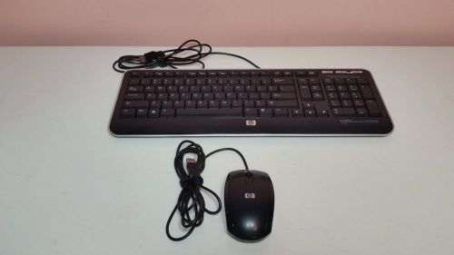 Genuine HP Multimedia USB Keyboard Volume Control 505060-371 KU-0841 + HP Mouse!