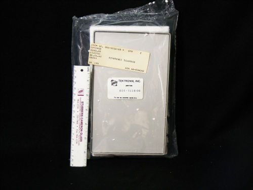 NOS Tektronix # 016 - 0116-00 Appears to be a cover plate or ? Dated 06.04.41?