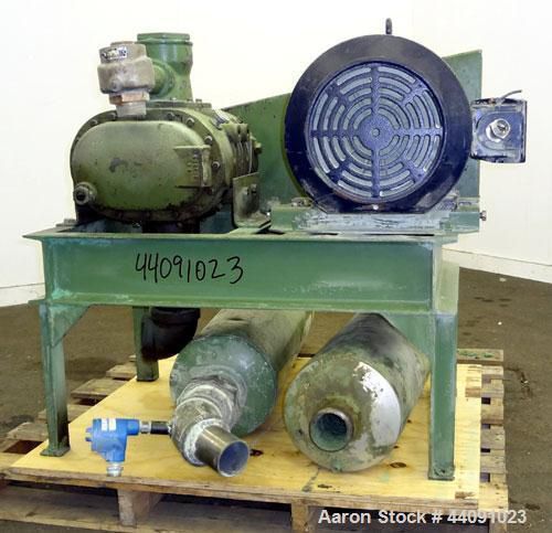 Used- Schwitzer Horizontal Rotary Positive Displacement Blower, Size 4.5X6VT. Ap