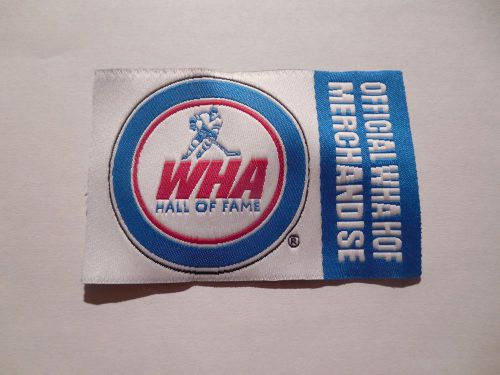 WHA World Hockey Association Merchandise Clothing Tag