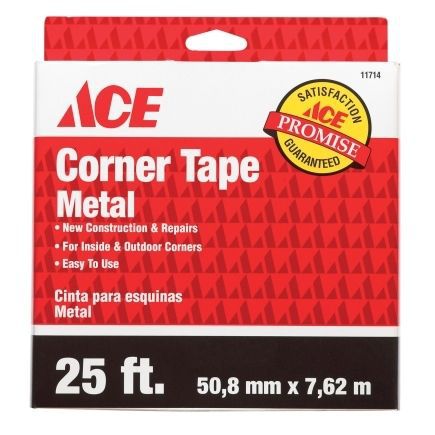 Ace  Corner Tape  Self Adhesive 2 in. W x 25 ft. L