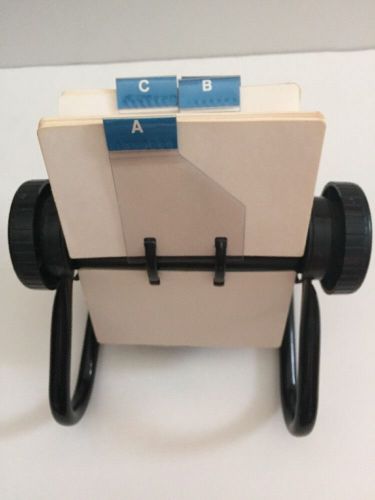 Rolodex Open Rotary 3 X 5 Card File Metal with A - Z dividers - Model 5350X