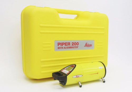 Leica Piper 200 Pipe Laser w/ IR Remote Control, Target, Li-ion Battery