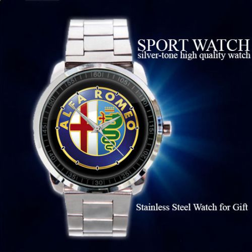 Alfa Romeo Logo 1024x768 Sport Metal Watch