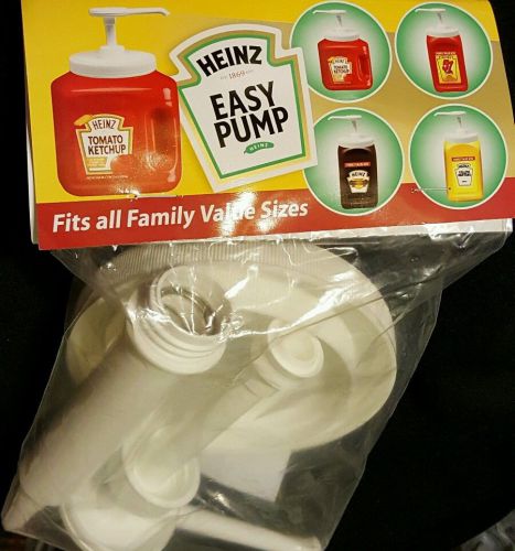 NEW! HEINZ 3 EASY PUMP DISPENSER FOR 49oz - 114oz  KETCHUP, MUSTARD, MAYO, SAUCE