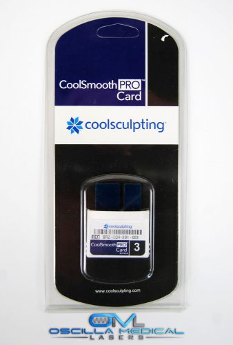 Coolsculpting CoolSmooth PRO Card 3 Cycles BRZ-CD4-091-003 Zeltiq Cool Sculpting