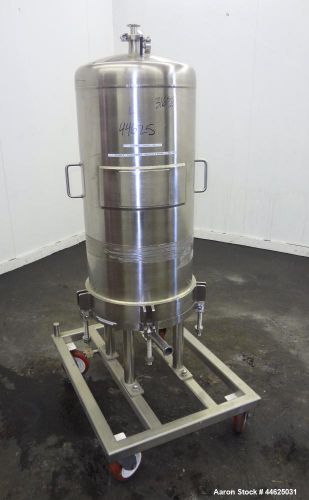 Used- Cotter Brothers Cartridge Filter Housing, 316L Stainless Steel.  Requires
