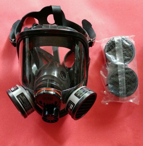 NORTH CBRN FULL FACE GAS MASK  SIZE M/L with set of Unused filter