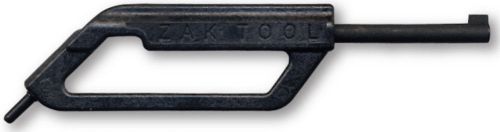 Zak Tool ZT7P Tactical Carbon Fiber Black Flat Grip Police Handcuff Key