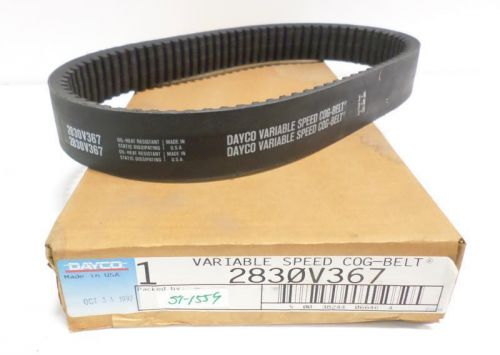 DAYCO VARIABLE SPPED-COG BELT 2830V367 NIB