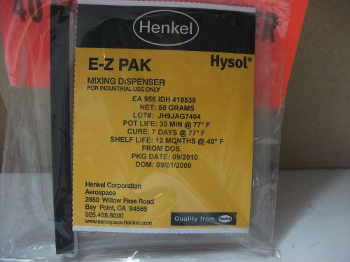 Henkel Hysol Two-Component Epoxy Paste Adhesive (EA956) 50 Gram E-Z Pak