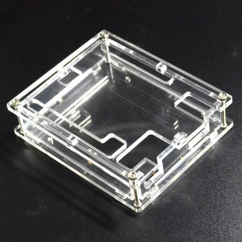 UNO R3 Clear Cover Enclosure Transparent Acrylic Box Case Kit for Arduino