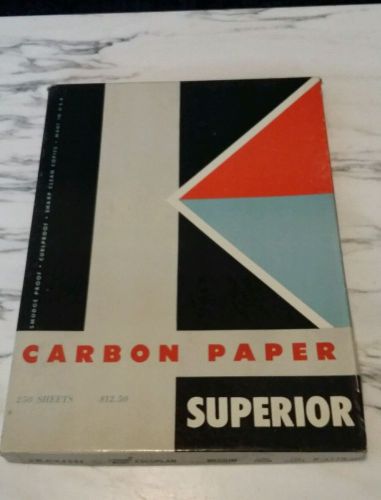 VINTAGE SUPERIOR  CARBON PAPER -approximately 50 sheets