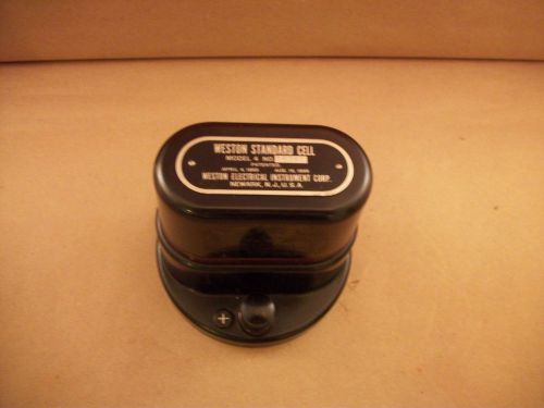 Vintage Weston Standard Cell Model 4  Bakelite Battery Steampunk