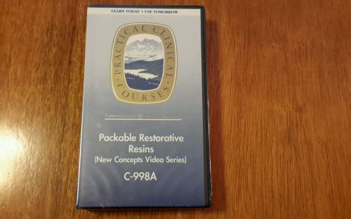 Gordon Christensen dental Video (New) Packable Restorative Resins A5