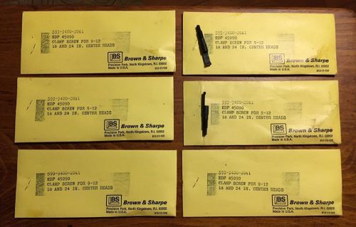 Lot Of 6 Brown &amp; Sharpe Clamp Screws