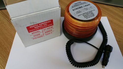 North American Signal ST500M-A Strobe Light Amber - NEW IN BOX